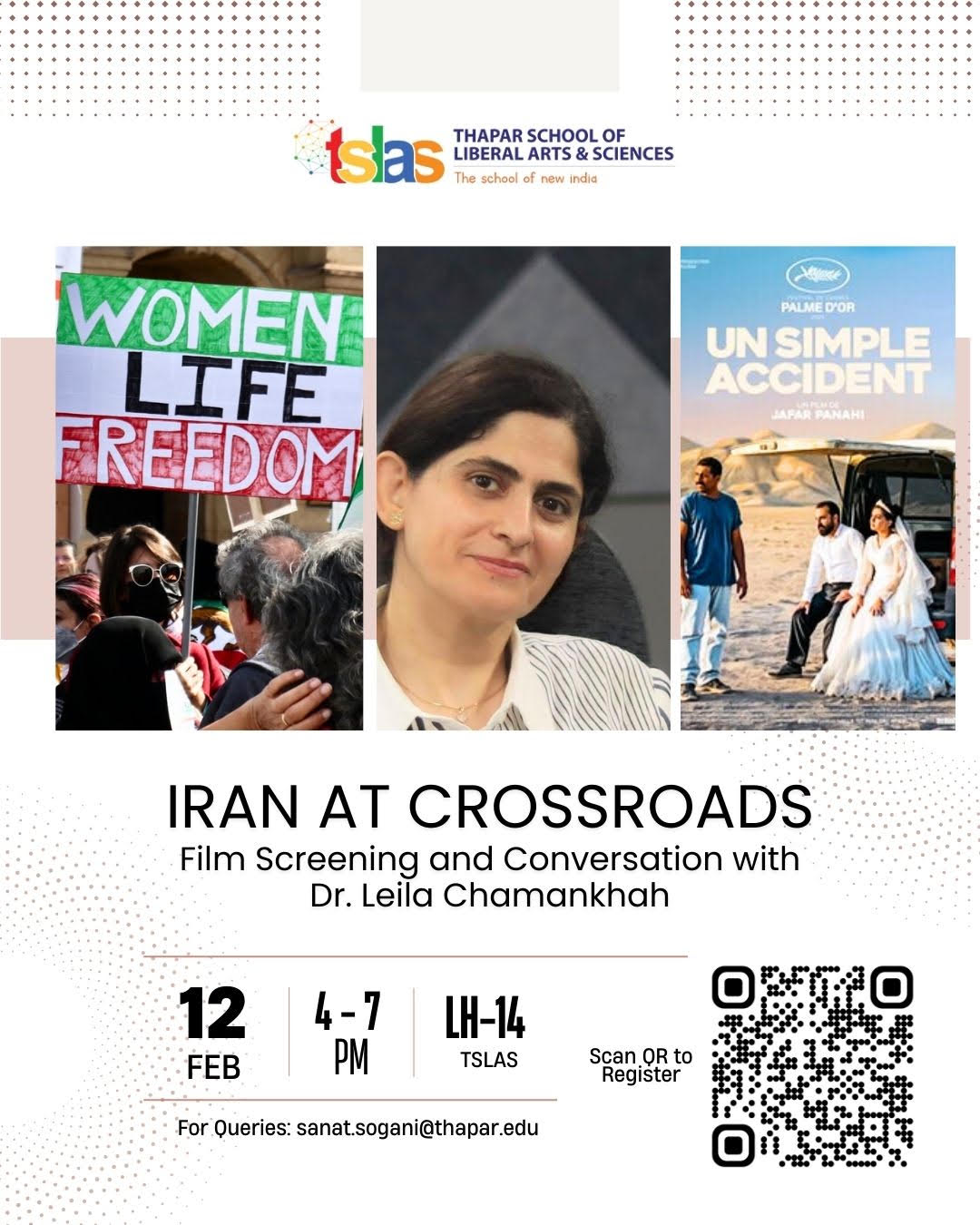 Film, Politics, and Public Discourse: TSLAS Political Science Major Brings Together Screening and Dialogue on Iran’s "Woman, Life, Freedom" Movement